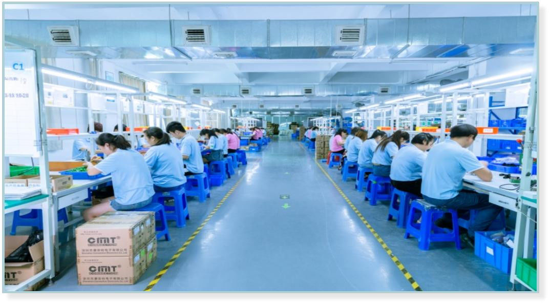 Shenzhen Connection Electronic Co., Ltd cadena de producción del fabricante
